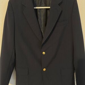 Classic Navy Blazer with Gold Buttons